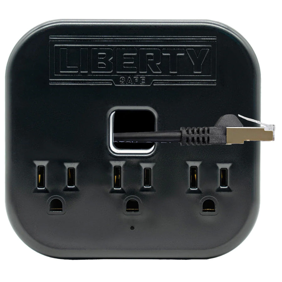 Gun Safe Deluxe Electrical Outlet Kit, front view.