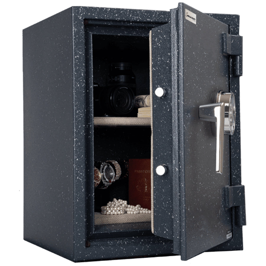 AMSEC-American Security-UL1812 in Textured Charcoal Gray, interior.