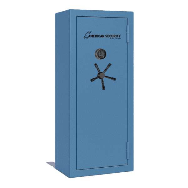 AMSEC BFII6024 gun safe exterior with 120-minute fire rating and UL RSC Level II security