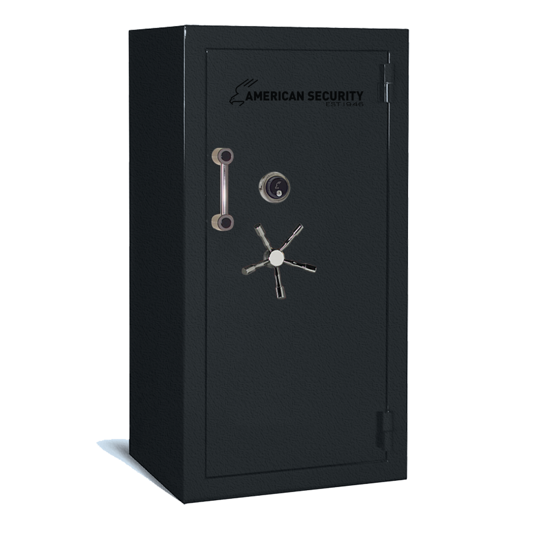 AMSEC BFII6030 gun safe exterior with 120-minute fire rating and UL RSC Level II security