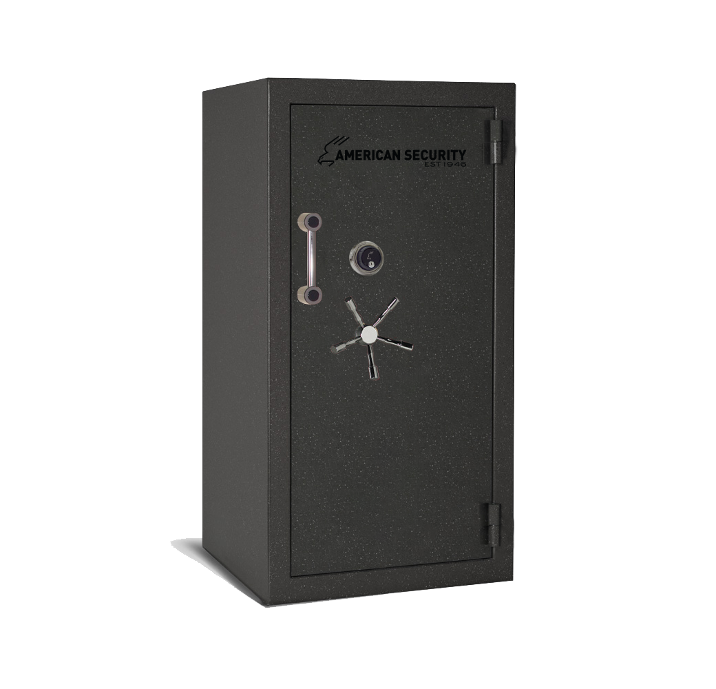 AMSEC BFII6030 gun safe exterior with 120-minute fire rating and UL RSC Level II security