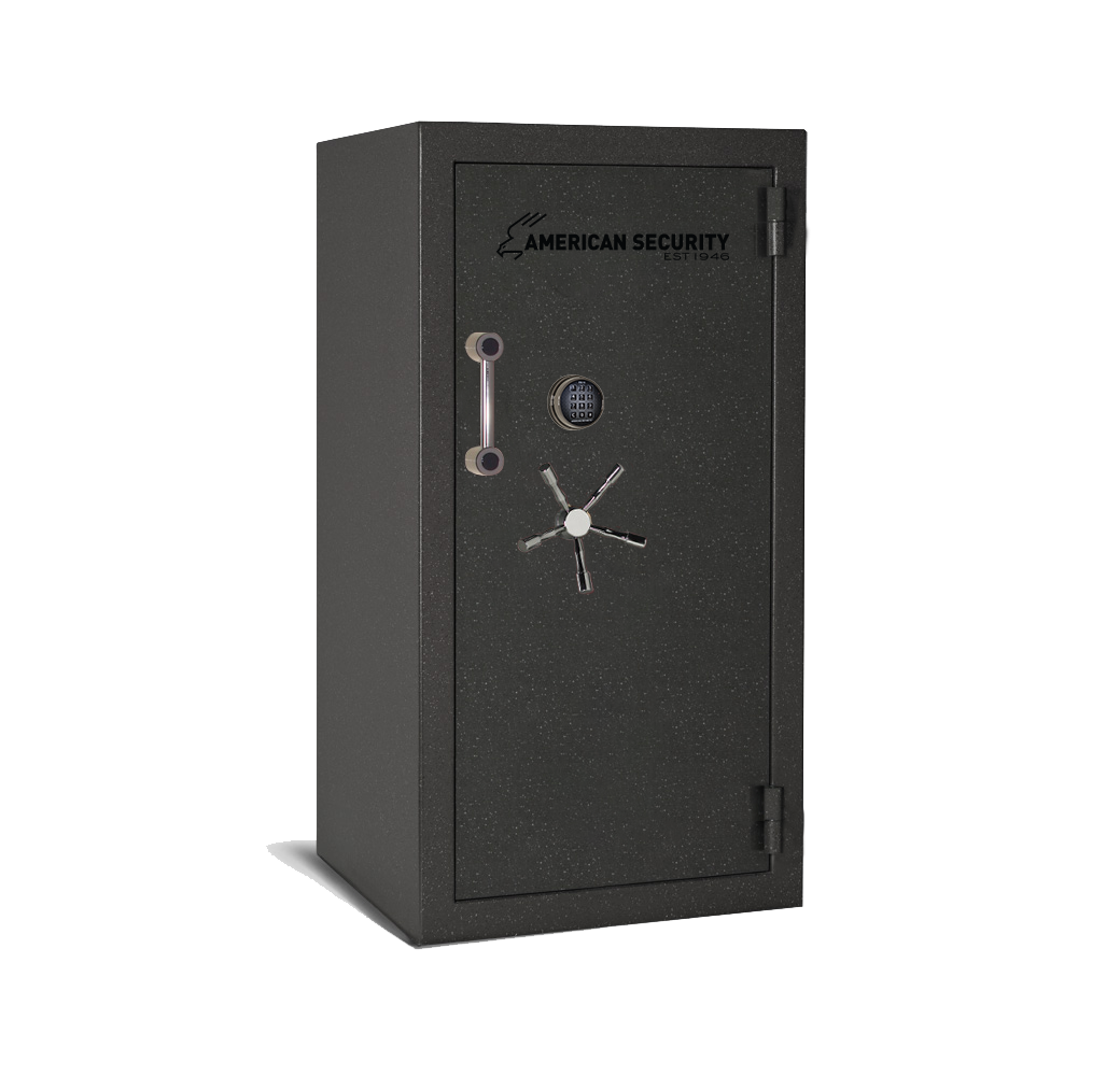 AMSEC BFII6030 gun safe exterior with 120-minute fire rating and UL RSC Level II security