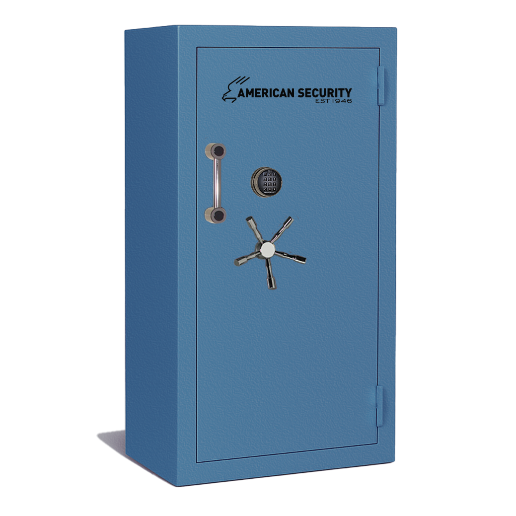 AMSEC BFII6030 gun safe exterior with 120-minute fire rating and UL RSC Level II security