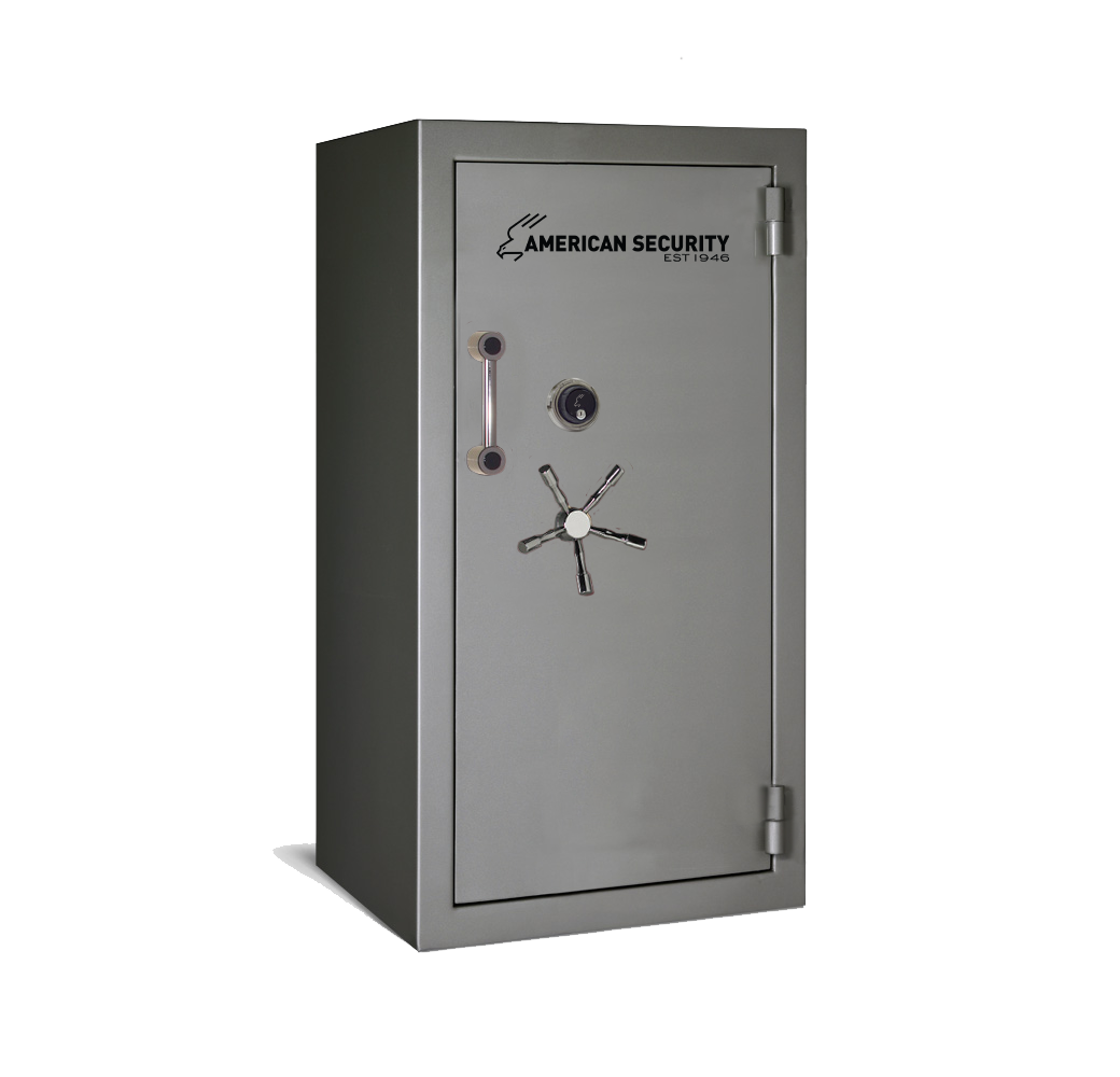AMSEC BFII6030 gun safe exterior with 120-minute fire rating and UL RSC Level II security
