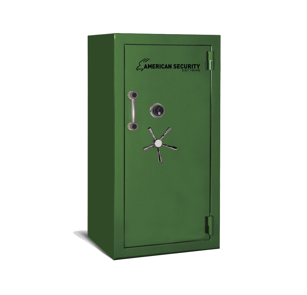 AMSEC BFII6030 gun safe exterior with 120-minute fire rating and UL RSC Level II security