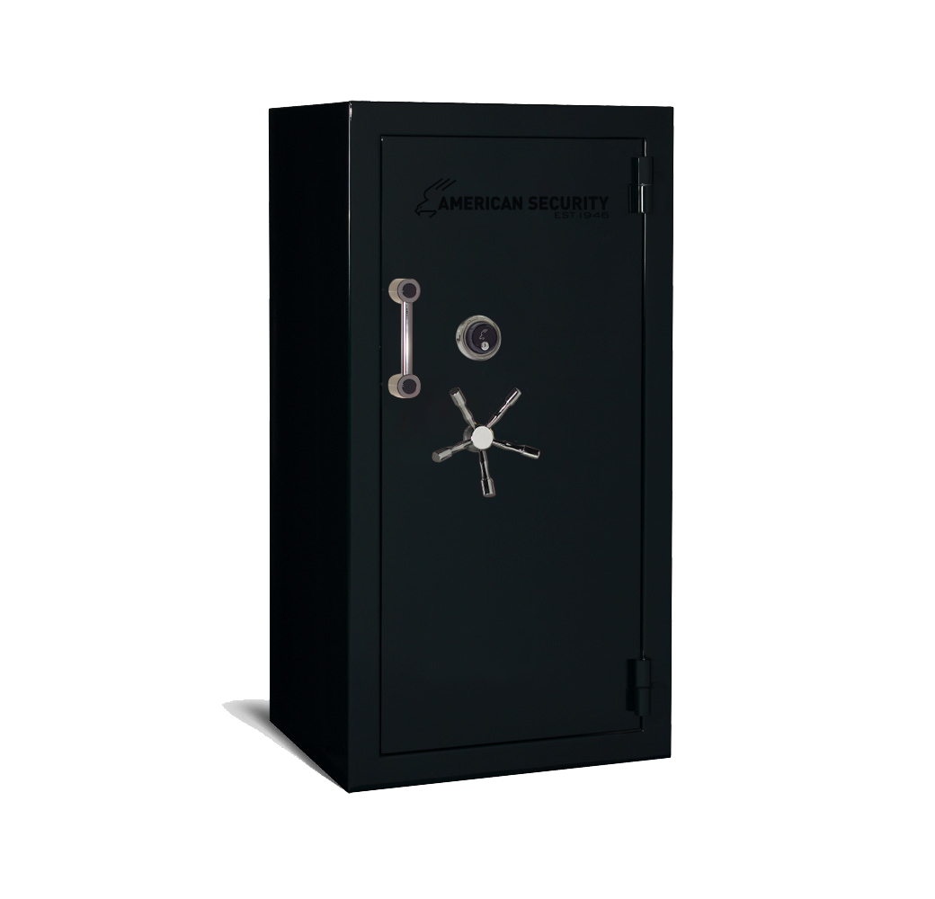 AMSEC BFII6030 gun safe exterior with 120-minute fire rating and UL RSC Level II security