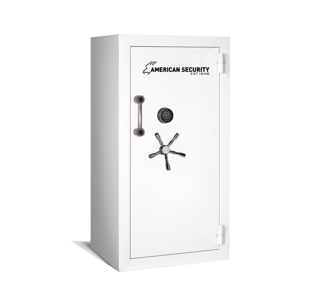 AMSEC BFII6030 gun safe exterior with 120-minute fire rating and UL RSC Level II security