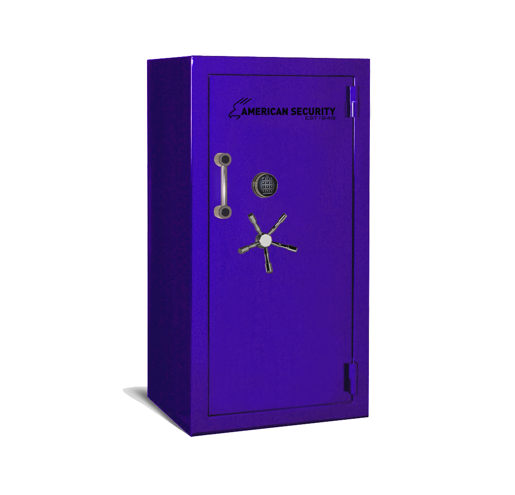 AMSEC BFII6030 gun safe exterior with 120-minute fire rating and UL RSC Level II security