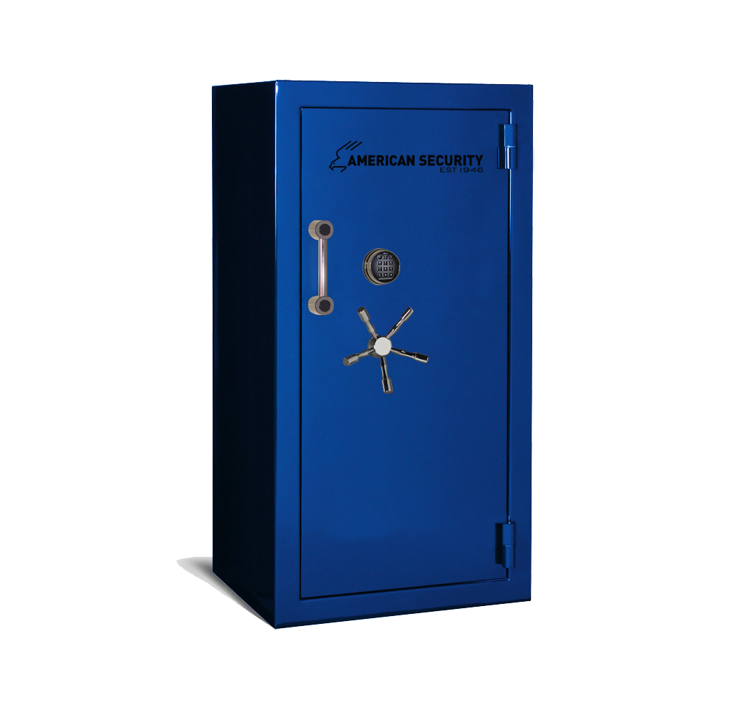 AMSEC BFII6030 gun safe exterior with 120-minute fire rating and UL RSC Level II security