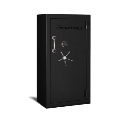 AMSEC BFII6032 gun safe exterior with 120-minute fire rating and UL RSC Level II security