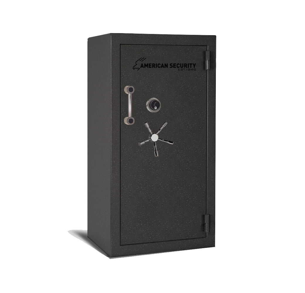 AMSEC BFII6032 gun safe exterior with 120-minute fire rating and UL RSC Level II security