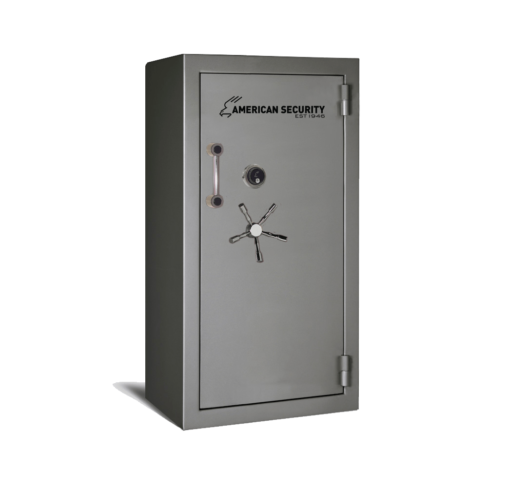 AMSEC BFII6032 gun safe exterior with 120-minute fire rating and UL RSC Level II security