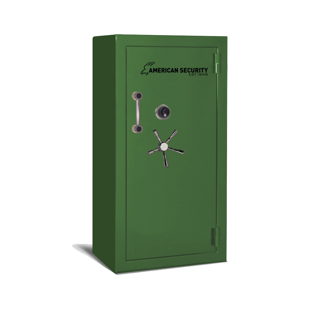 AMSEC BFII6032 gun safe exterior with 120-minute fire rating and UL RSC Level II security