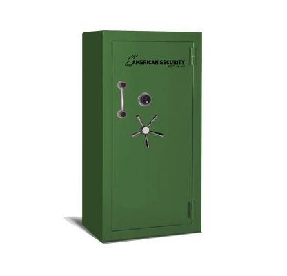 AMSEC BFII6032 gun safe exterior with 120-minute fire rating and UL RSC Level II security