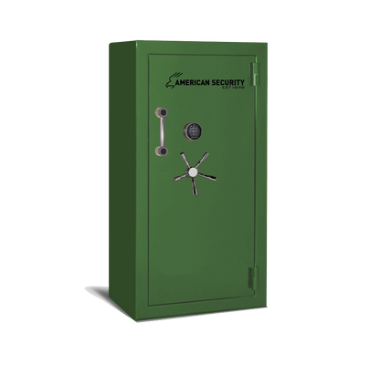 AMSEC BFII6032 gun safe exterior with 120-minute fire rating and UL RSC Level II security