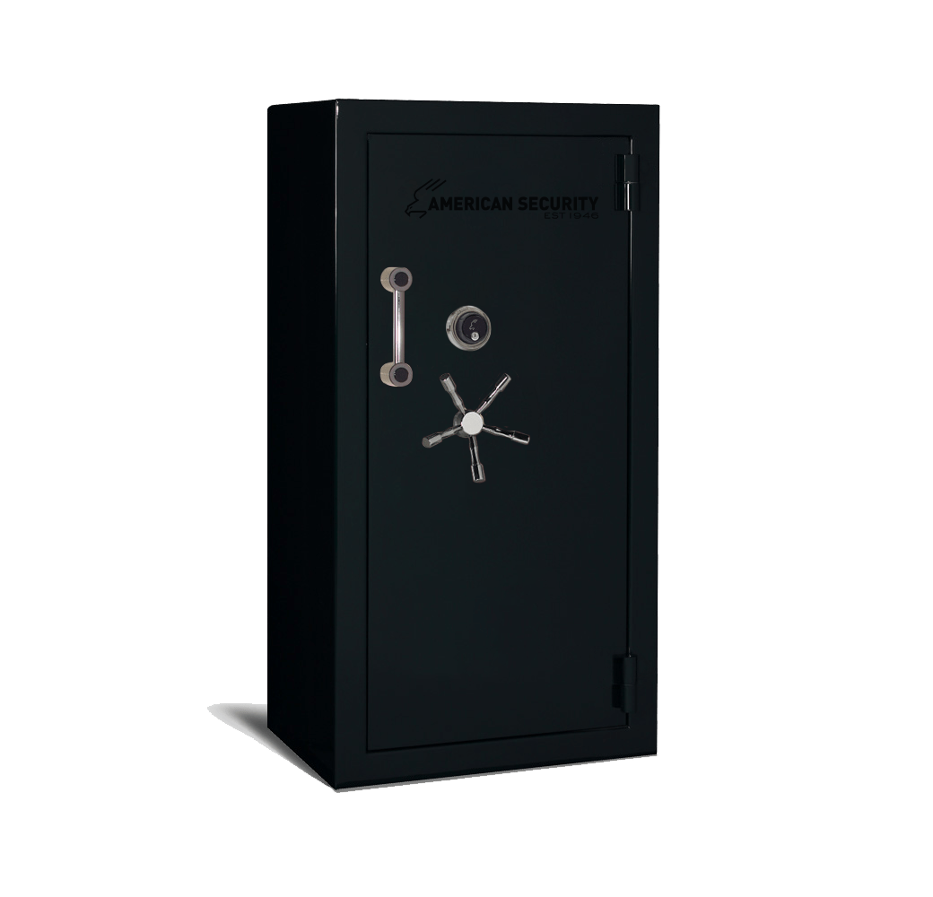 AMSEC BFII6032 gun safe exterior with 120-minute fire rating and UL RSC Level II security