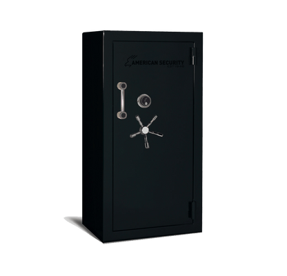 AMSEC BFII6032 gun safe exterior with 120-minute fire rating and UL RSC Level II security