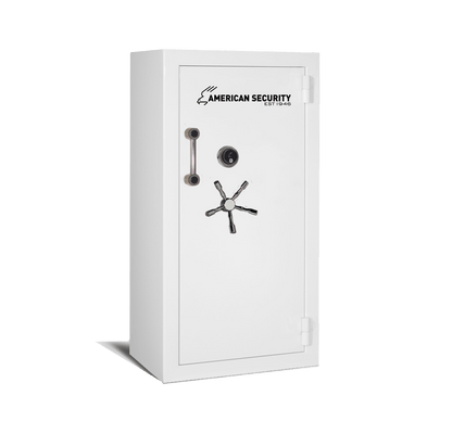 AMSEC BFII6032 gun safe exterior with 120-minute fire rating and UL RSC Level II security