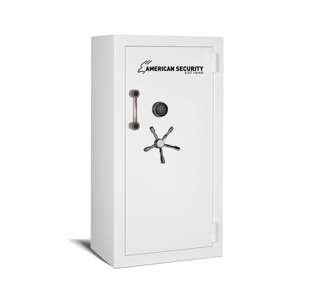 AMSEC BFII6032 gun safe exterior with 120-minute fire rating and UL RSC Level II security
