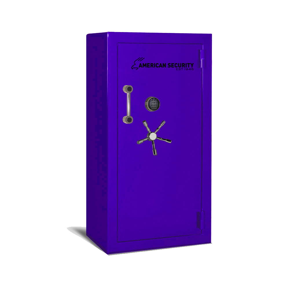 AMSEC BFII6032 gun safe exterior with 120-minute fire rating and UL RSC Level II security