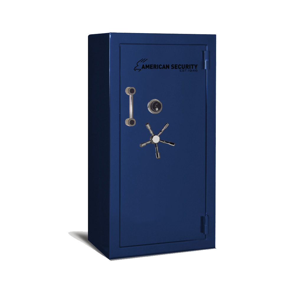 AMSEC BFII6032 gun safe exterior with 120-minute fire rating and UL RSC Level II security