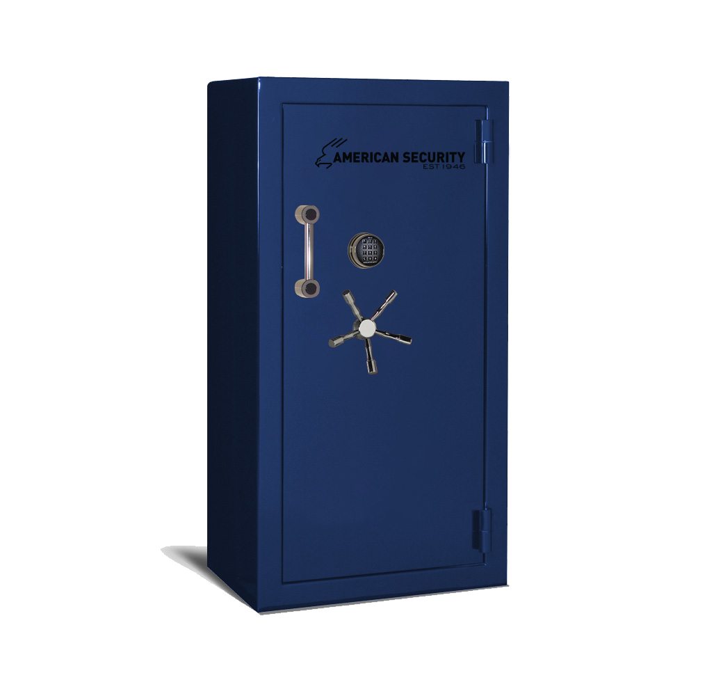 AMSEC BFII6032 gun safe exterior with 120-minute fire rating and UL RSC Level II security
