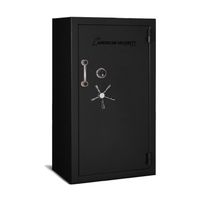 AMSEC BFII6636 gun safe exterior with 120-minute fire rating and UL RSC Level II security