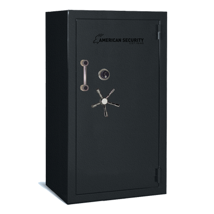 AMSEC BFII6636 gun safe exterior with 120-minute fire rating and UL RSC Level II security