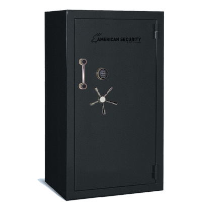AMSEC BFII6636 gun safe exterior with 120-minute fire rating and UL RSC Level II security