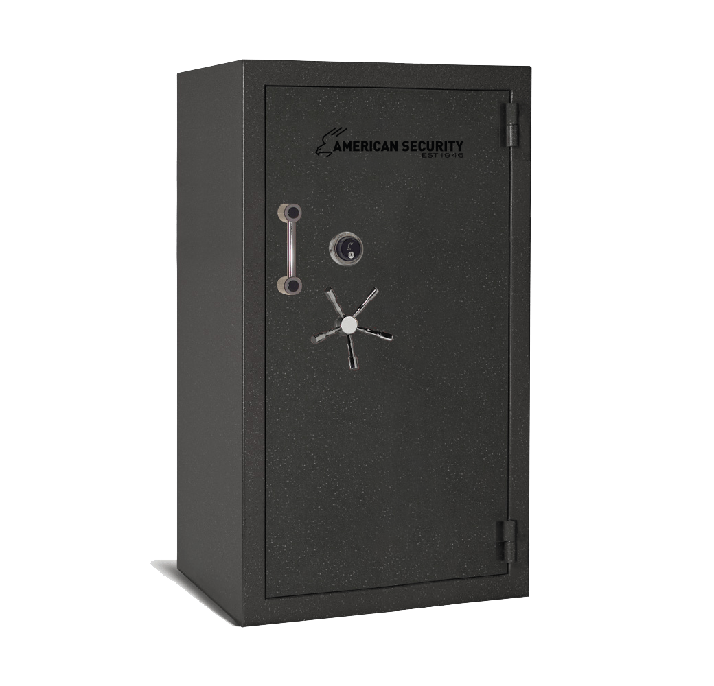 AMSEC BFII6636 gun safe exterior with 120-minute fire rating and UL RSC Level II security