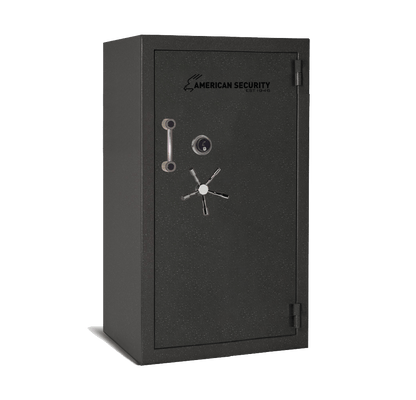 AMSEC BFII6636 gun safe exterior with 120-minute fire rating and UL RSC Level II security