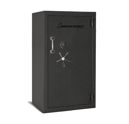 AMSEC BFII6636 gun safe exterior with 120-minute fire rating and UL RSC Level II security