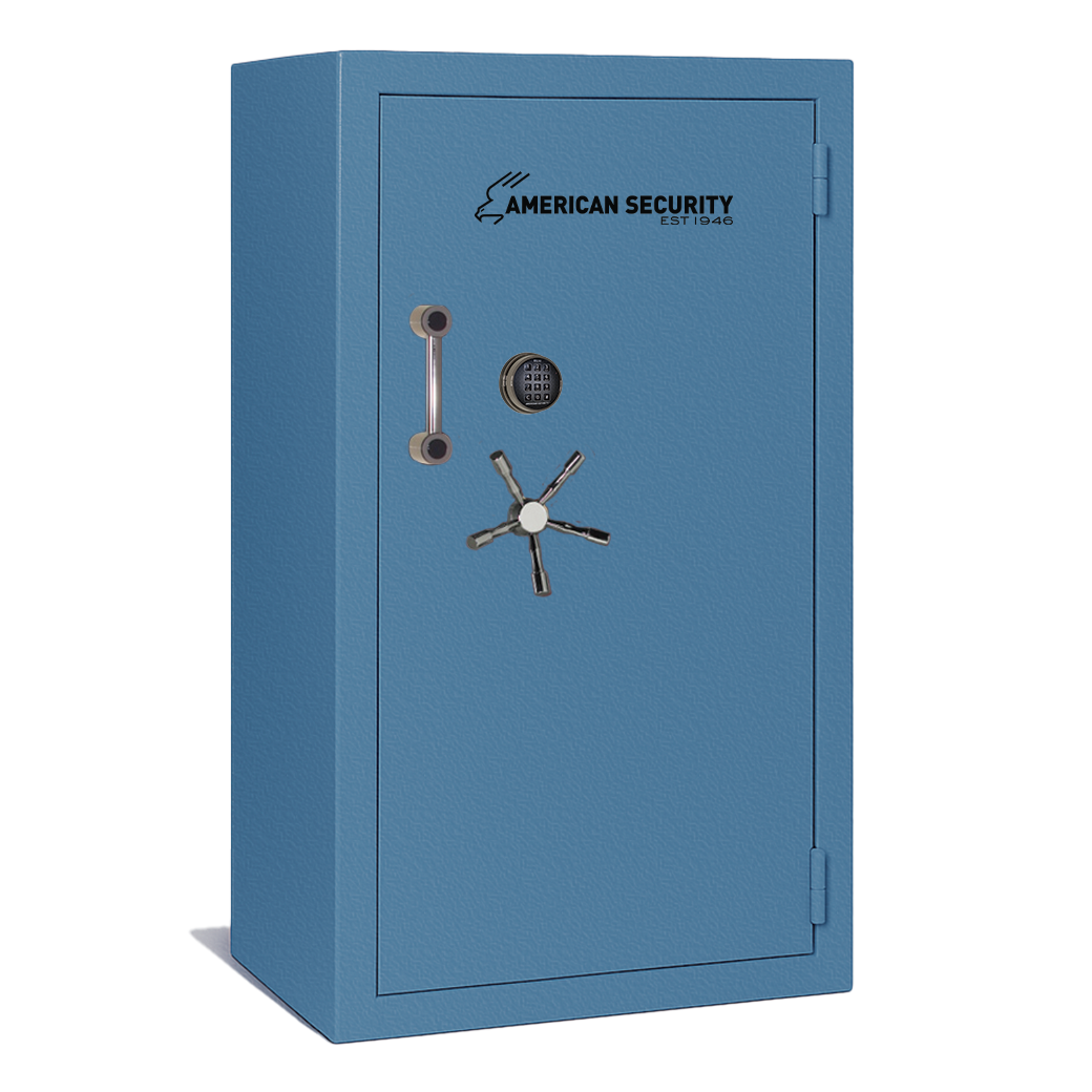 AMSEC BFII6636 gun safe exterior with 120-minute fire rating and UL RSC Level II security