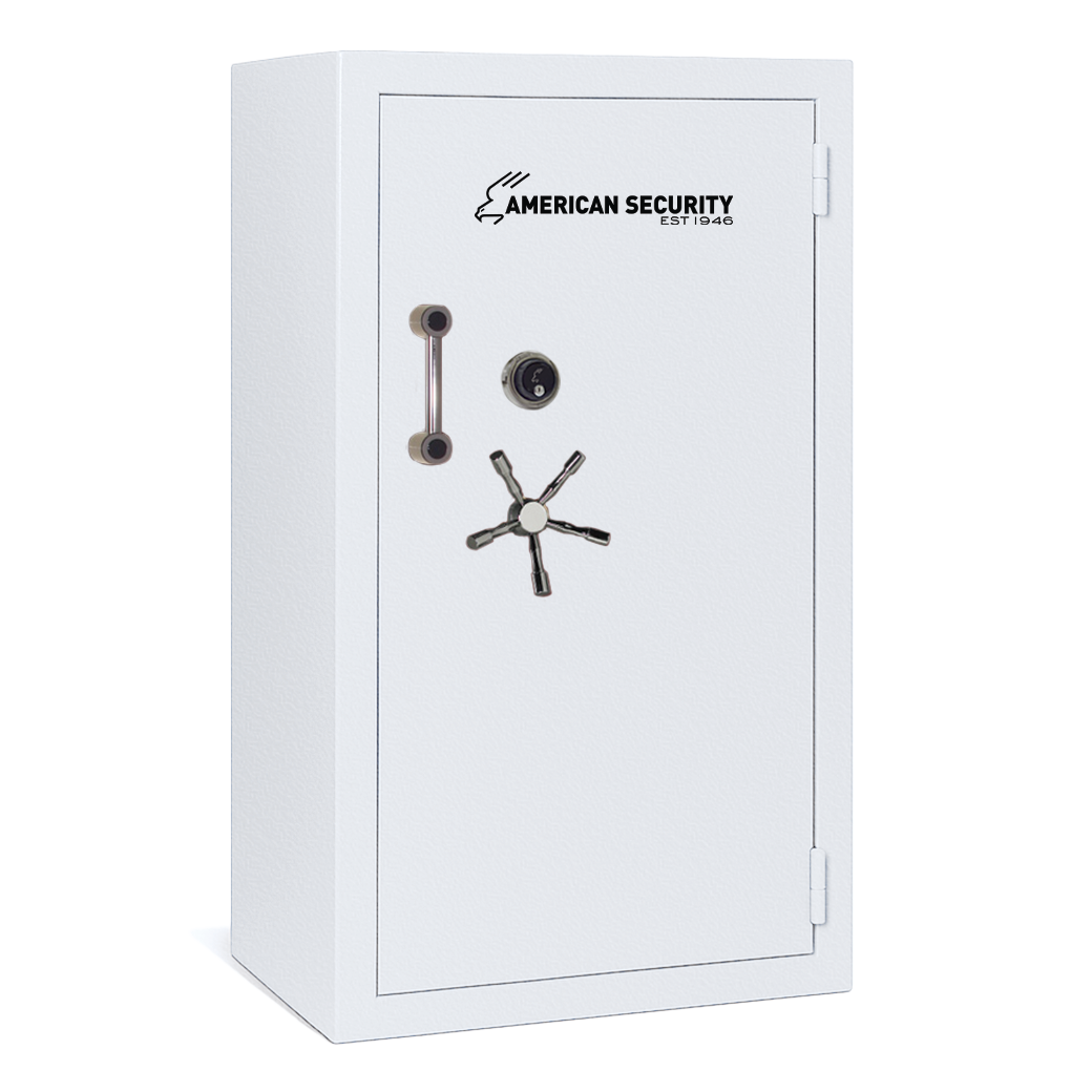 AMSEC BFII6636 gun safe exterior with 120-minute fire rating and UL RSC Level II security
