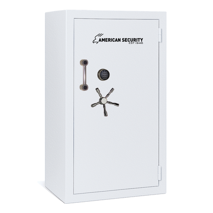 AMSEC BFII6636 gun safe exterior with 120-minute fire rating and UL RSC Level II security