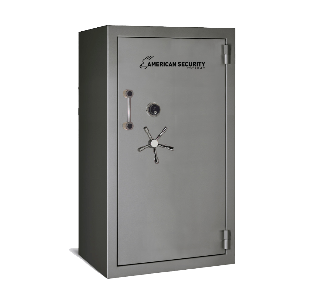 AMSEC BFII6636 gun safe exterior with 120-minute fire rating and UL RSC Level II security