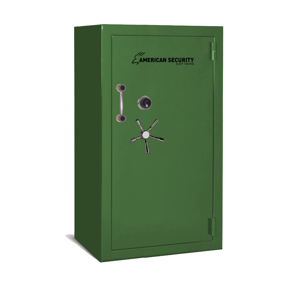 AMSEC BFII6636 gun safe exterior with 120-minute fire rating and UL RSC Level II security