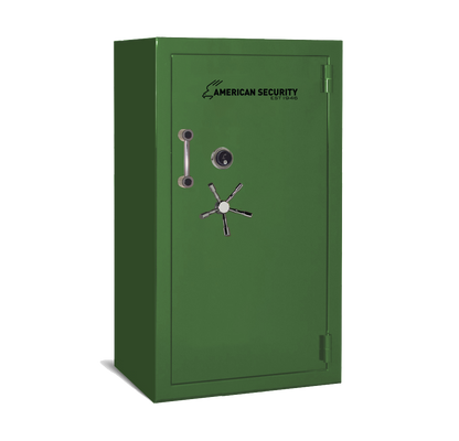 AMSEC BFII6636 gun safe exterior with 120-minute fire rating and UL RSC Level II security