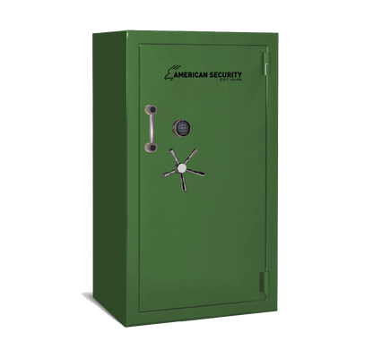 AMSEC BFII6636 gun safe exterior with 120-minute fire rating and UL RSC Level II security