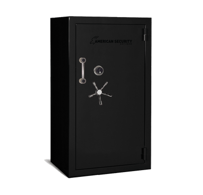 AMSEC BFII6636 gun safe exterior with 120-minute fire rating and UL RSC Level II security