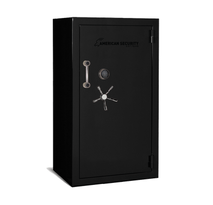 AMSEC BFII6636 gun safe exterior with 120-minute fire rating and UL RSC Level II security