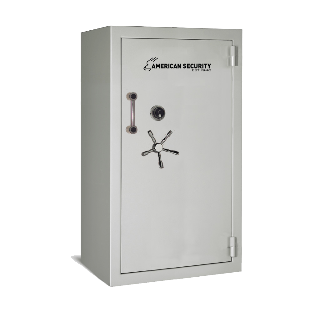 AMSEC BFII6636 gun safe exterior with 120-minute fire rating and UL RSC Level II security