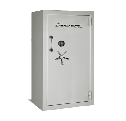 AMSEC BFII6636 gun safe exterior with 120-minute fire rating and UL RSC Level II security