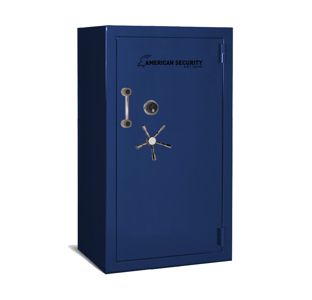 AMSEC BFII6636 gun safe exterior with 120-minute fire rating and UL RSC Level II security