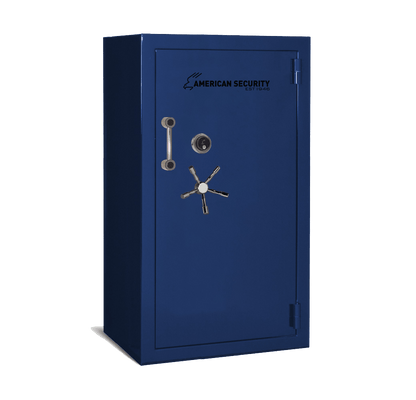 AMSEC BFII6636 gun safe exterior with 120-minute fire rating and UL RSC Level II security