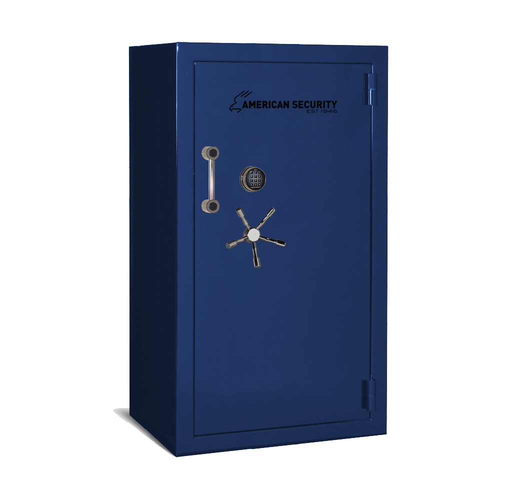 AMSEC BFII6636 gun safe exterior with 120-minute fire rating and UL RSC Level II security