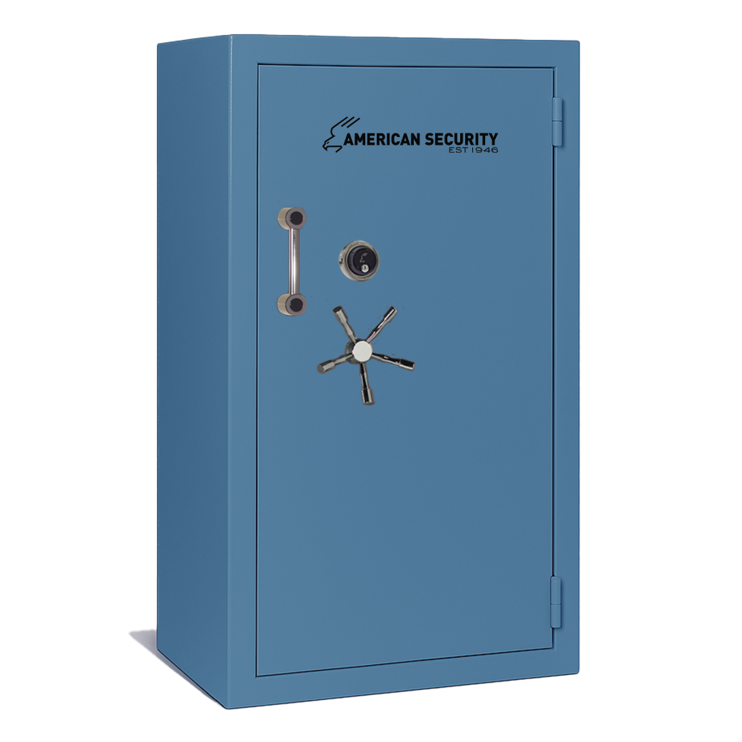 AMSEC BFII6636 gun safe exterior with 120-minute fire rating and UL RSC Level II security