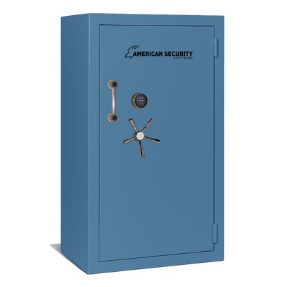 AMSEC BFII6636 gun safe exterior with 120-minute fire rating and UL RSC Level II security