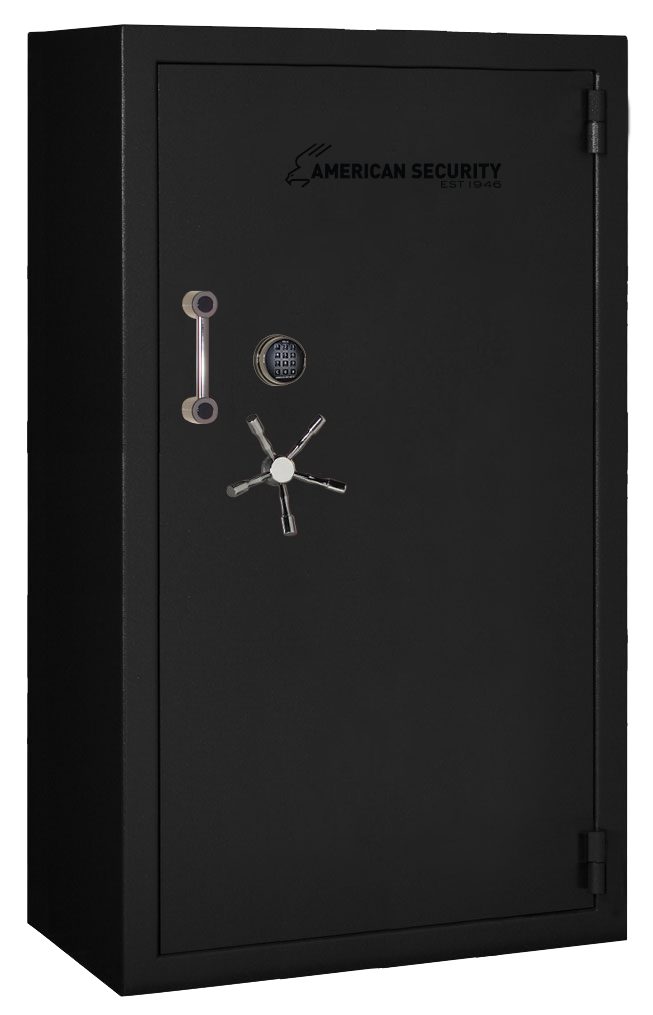 AMSEC BFII7240 gun safe exterior with 120-minute fire rating and UL RSC Level II security