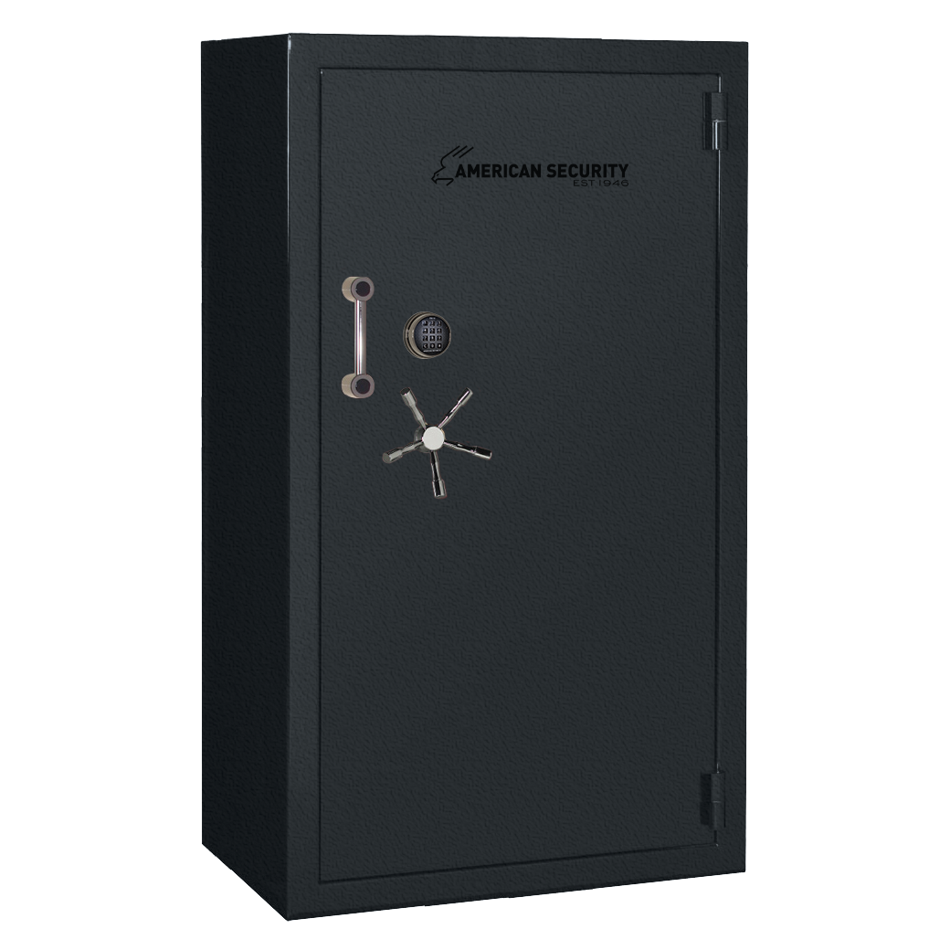 AMSEC BFII7240 gun safe exterior with 120-minute fire rating and UL RSC Level II security